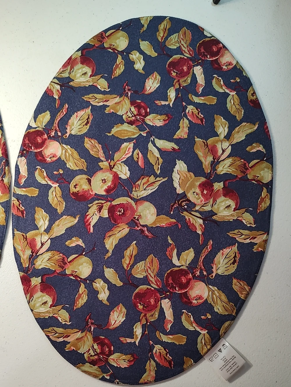 Longaberger 2 Placemats In Early Harvest Fabric Double Sided 2 Different Prints